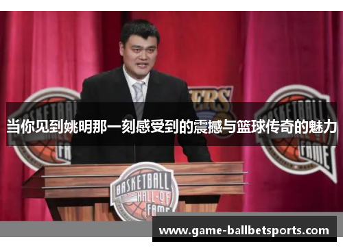 当你见到姚明那一刻感受到的震撼与篮球传奇的魅力